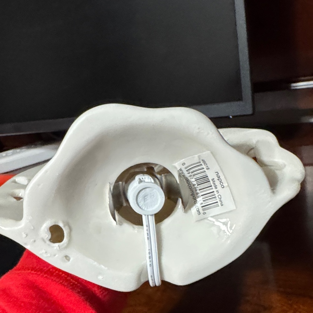 Elegant Light Up Angel Ceramic Figurine - Picture 4 of 5